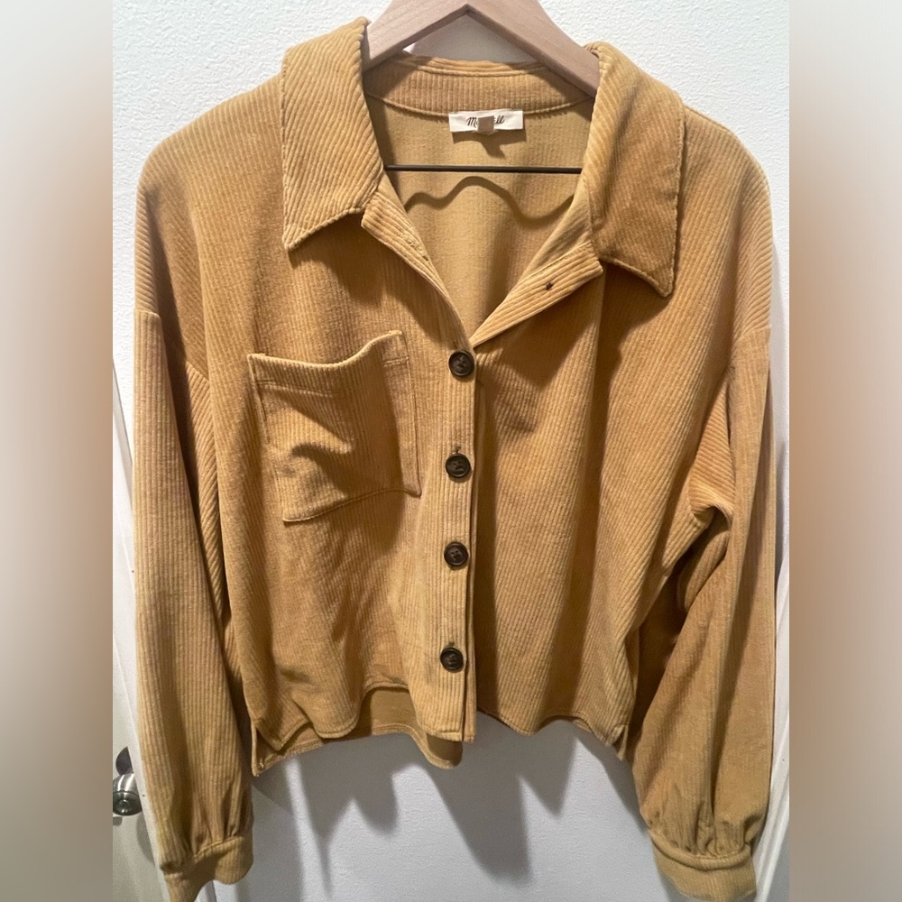 Madewell button down sweater long sleeve